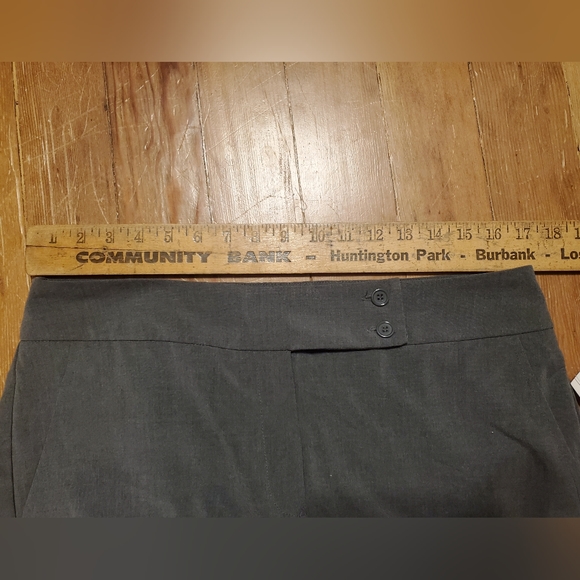 NWT Ninety Charcoal Straight Legged Dress Pants Size 12 Office Workwear Business - Picture 5 of 8